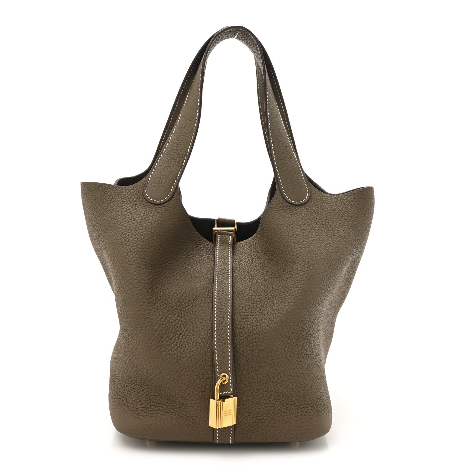 Taurillon Clemence Picotin Lock 22 MM Etoupe