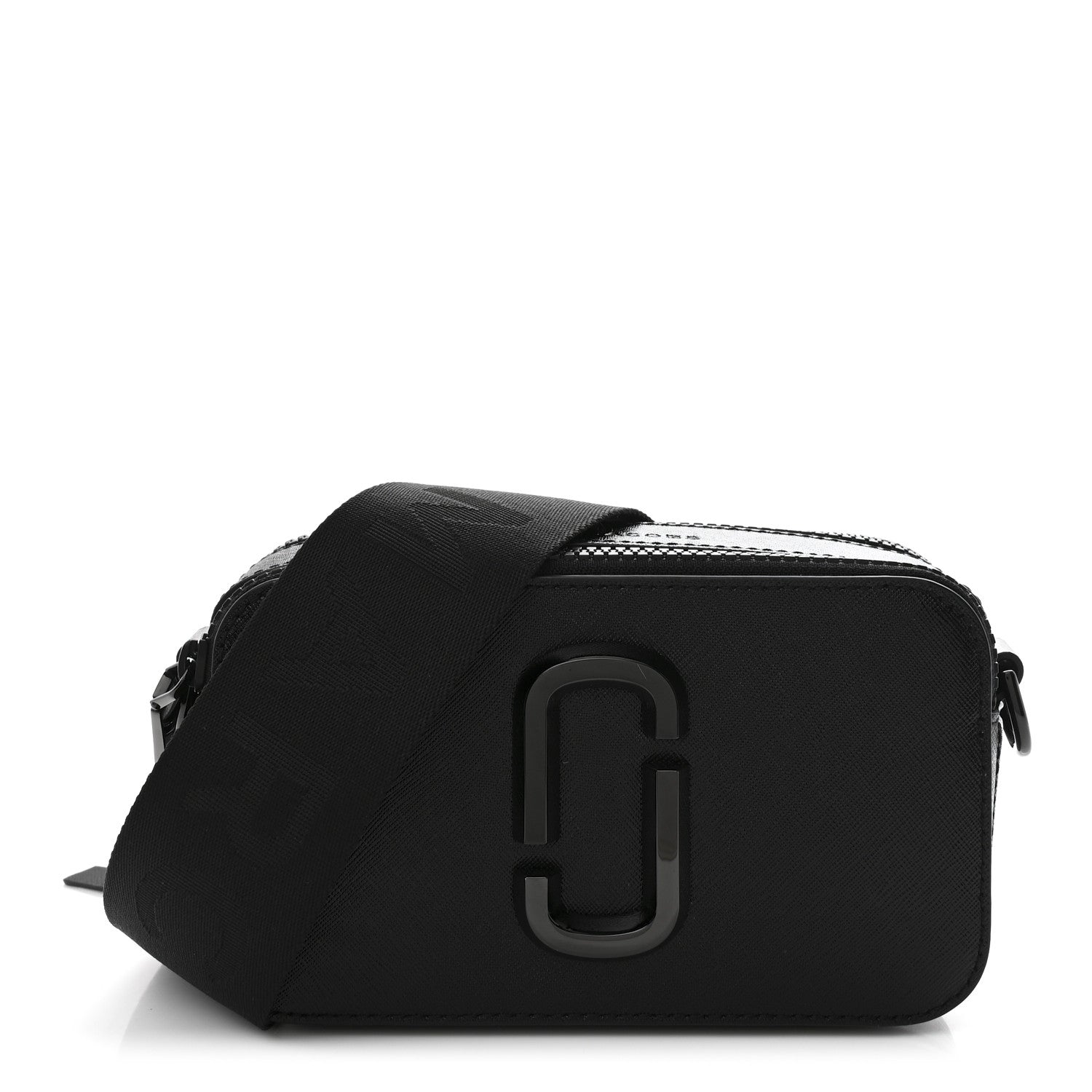 Saffiano Snapshot Camera Bag Black