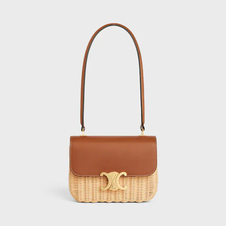 CELINE TEEN GARANCE BAG IN WICKER