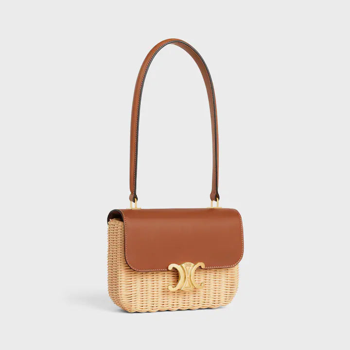 CELINE TEEN GARANCE BAG IN WICKER
