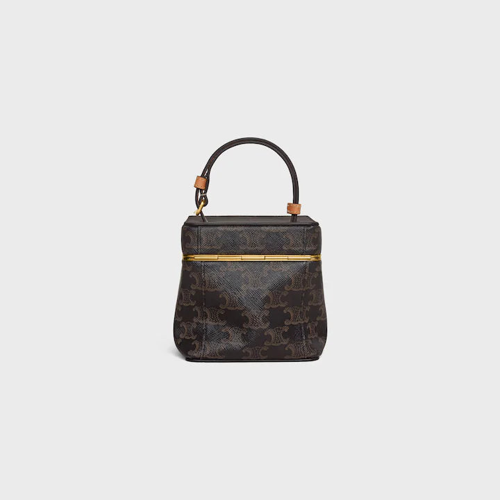 CELINE SMALL TRIOMPHE FRAME HANDBAG