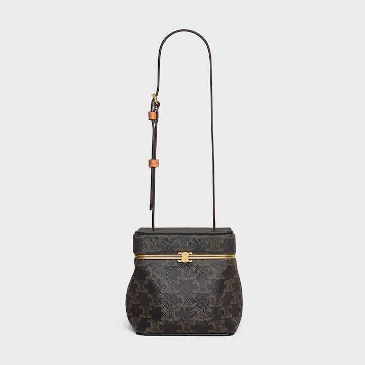 CELINE SMALL TRIOMPHE FRAME HANDBAG