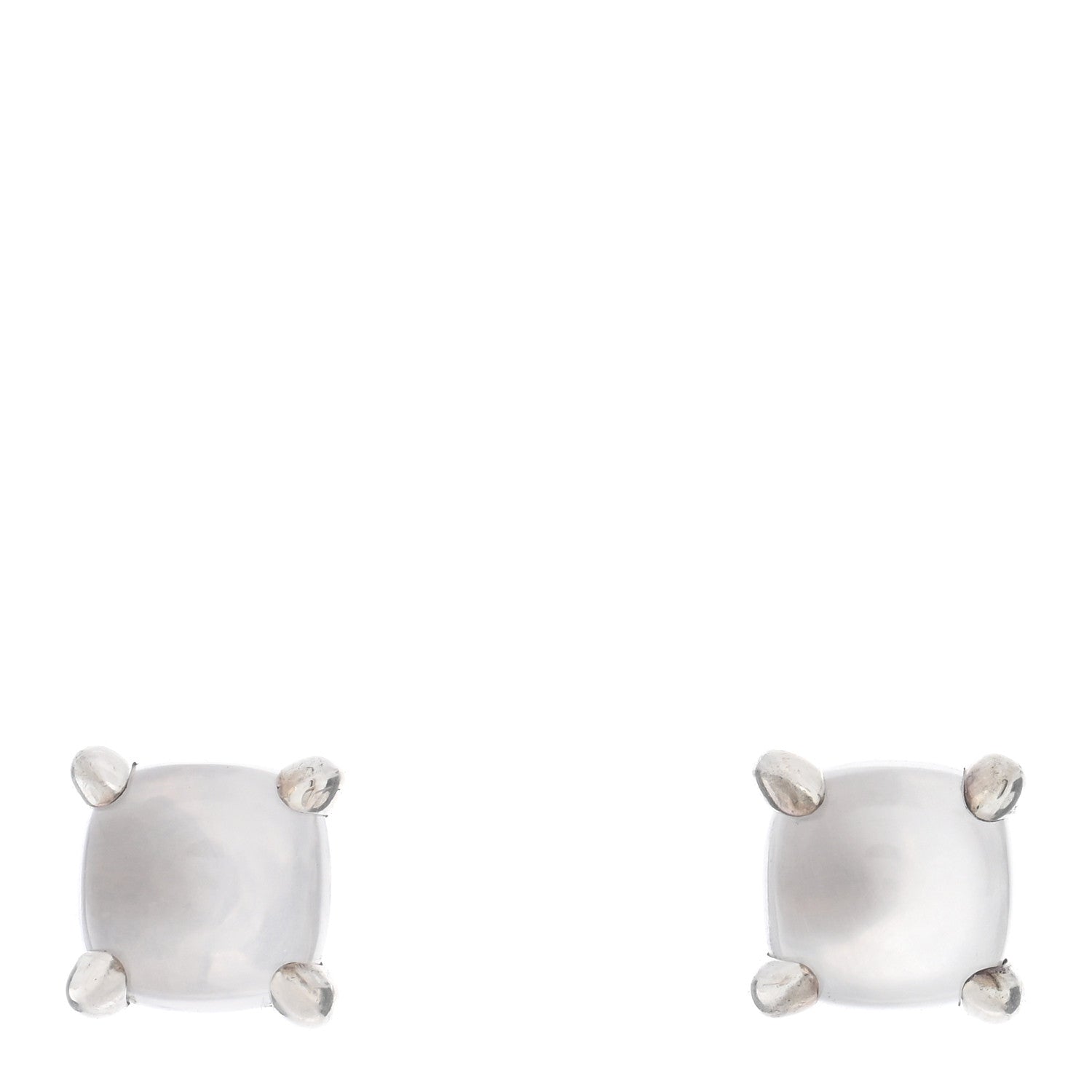 Sterling Silver Milky Quartz Paloma Picasso Sugar Stack Earrings