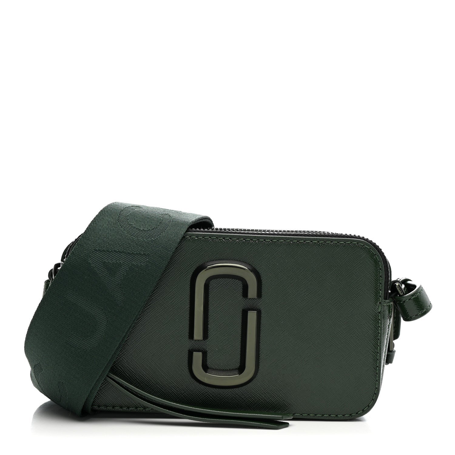 Saffiano Small Snapshot Camera Bag Olive Green