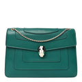 Calfskin Serpenti Forever Shoulder Bag Emerald Green