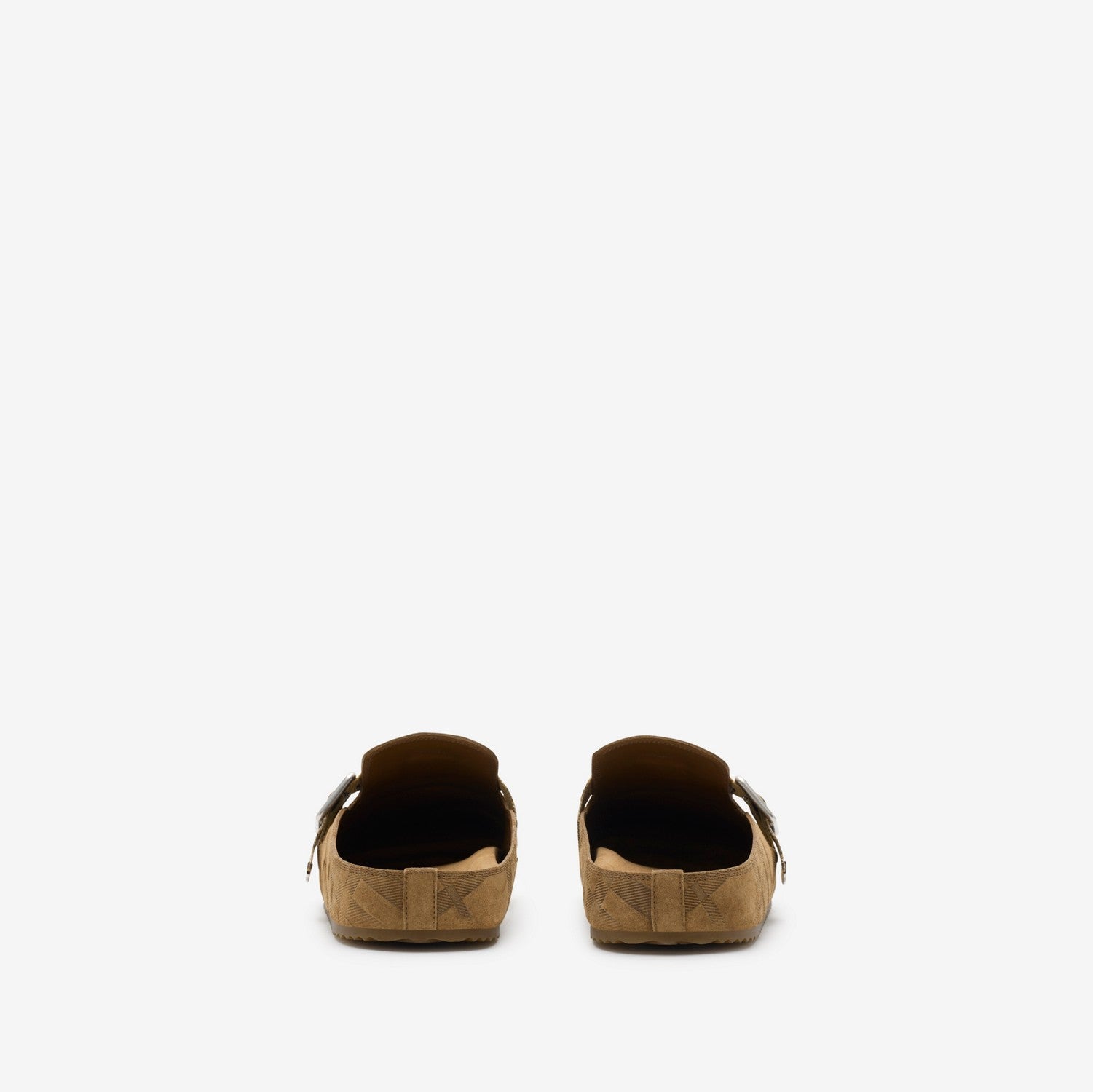 Check Suede Urchin Clogs