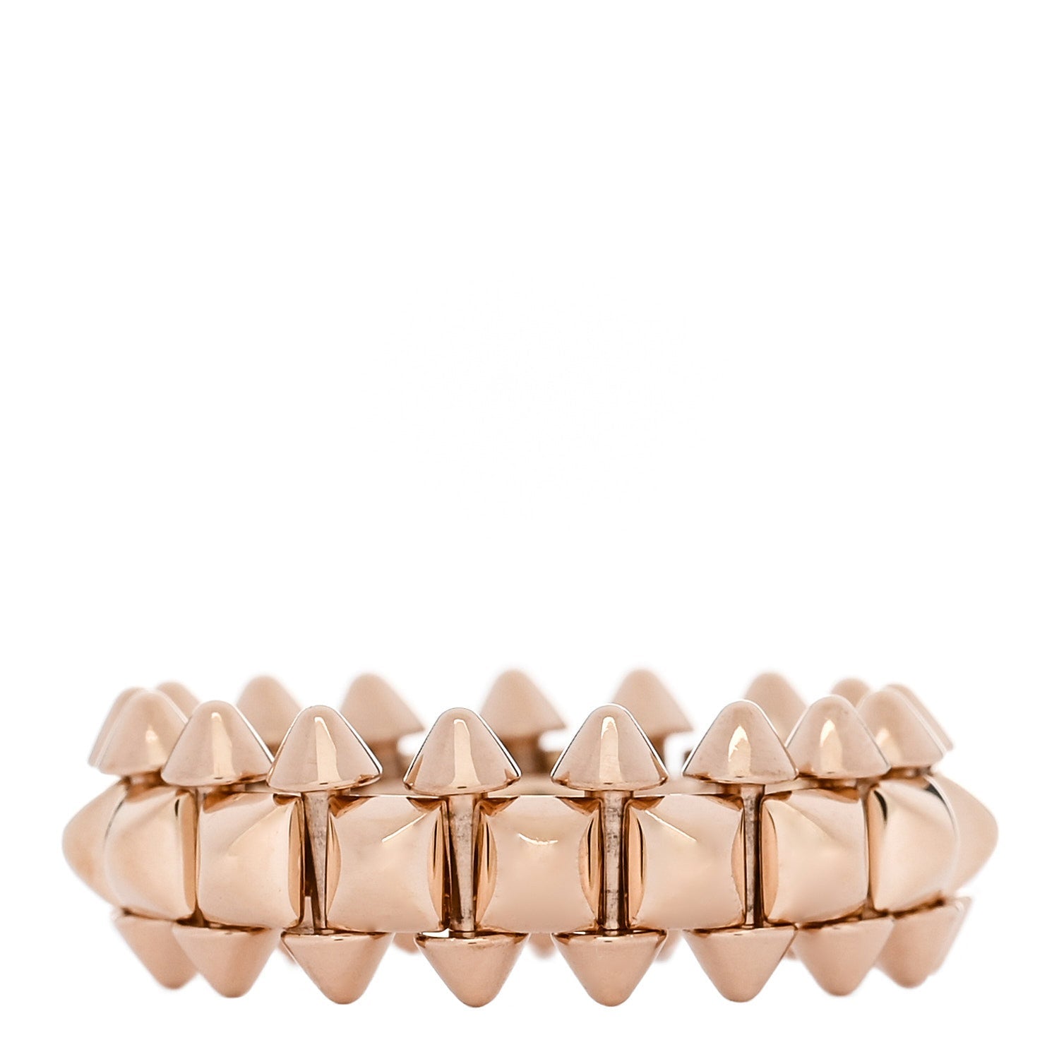 18K Pink Gold MM Clash De Cartier Ring 53 6.25