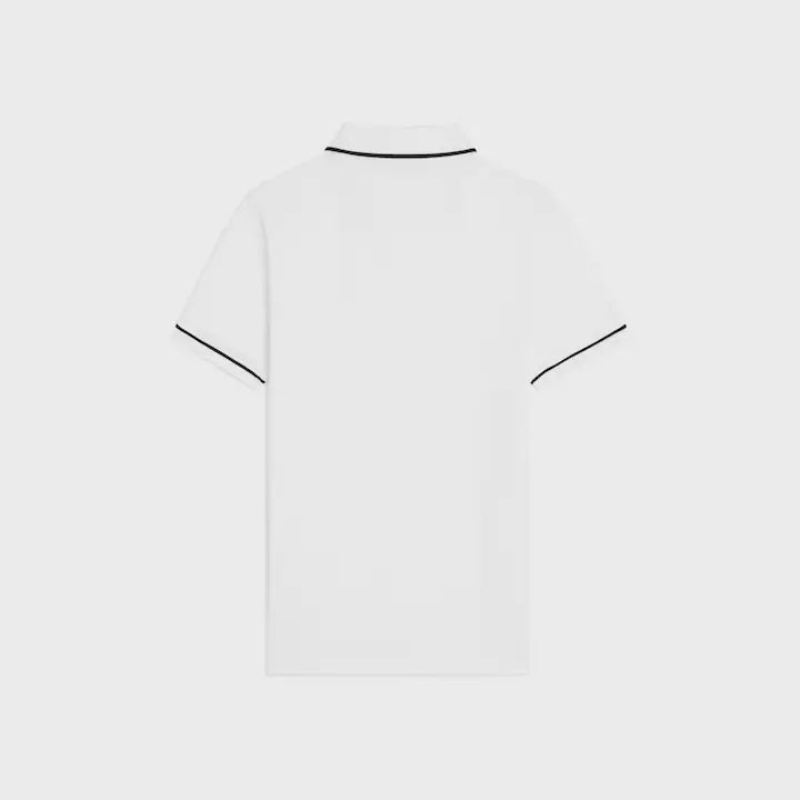 CELINE classic polo shirt in cotton piqué