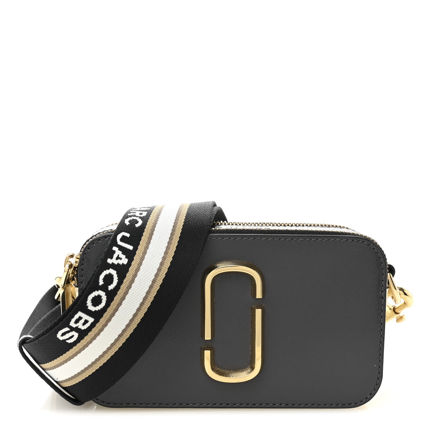 Saffiano Small Snapshot Camera Black Mulitcolor