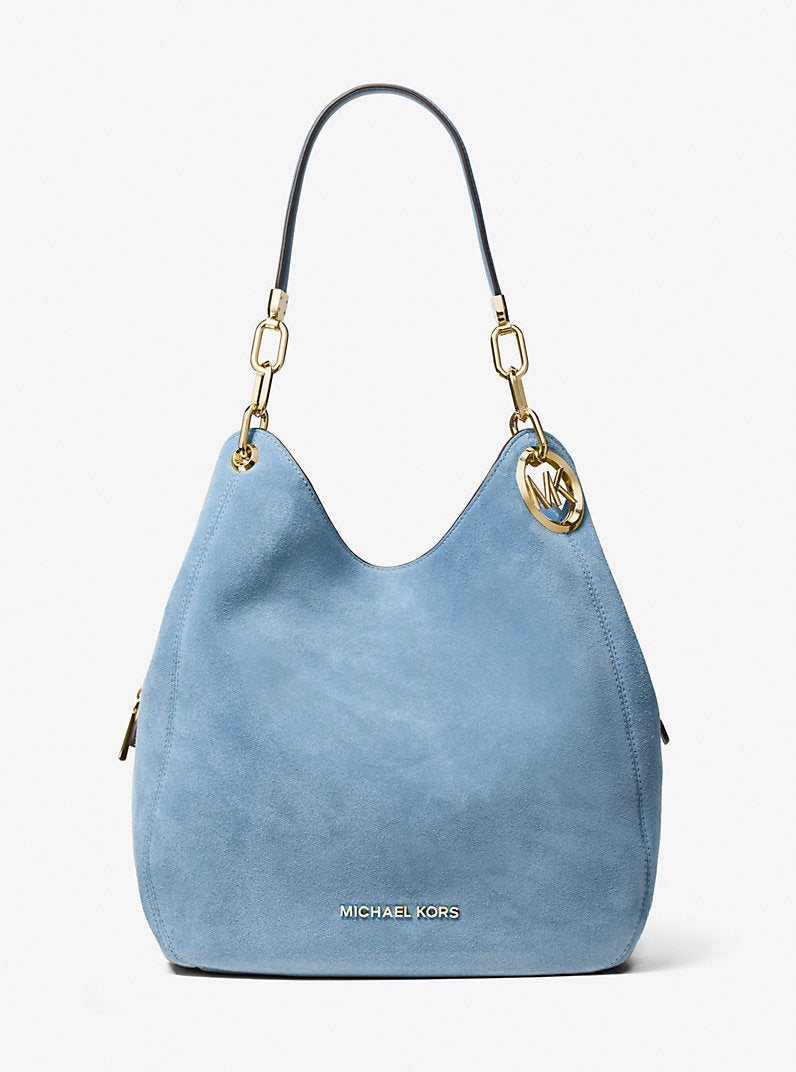 Michael Kors Lillie Large Suede Shoulder Bag