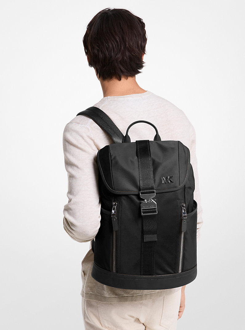 Michael Kors Mens Eli Nylon Aviator Backpack