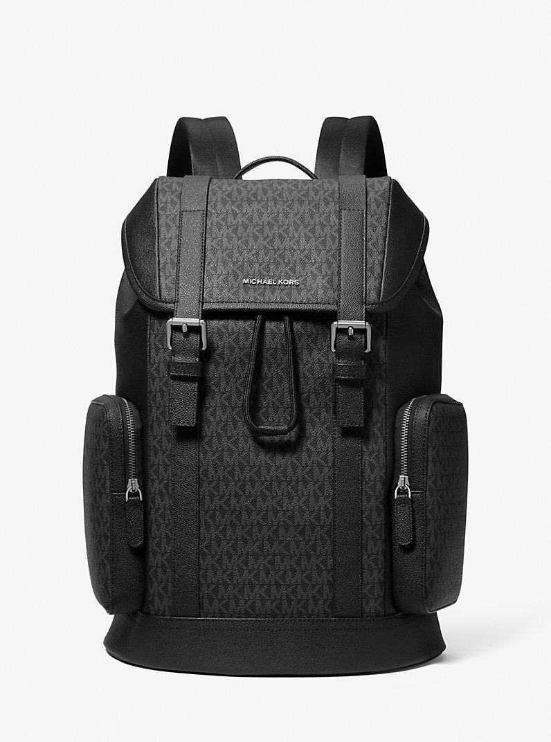 Michael Kors Mens Hudson Signature Logo Backpack