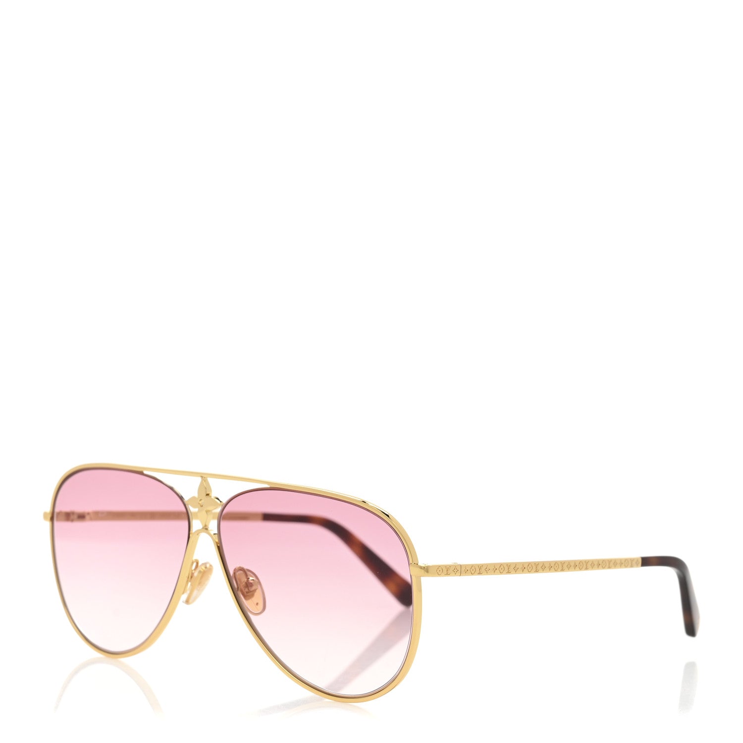 Metal LV Star Pilot Sunglasses Z1868U Pink