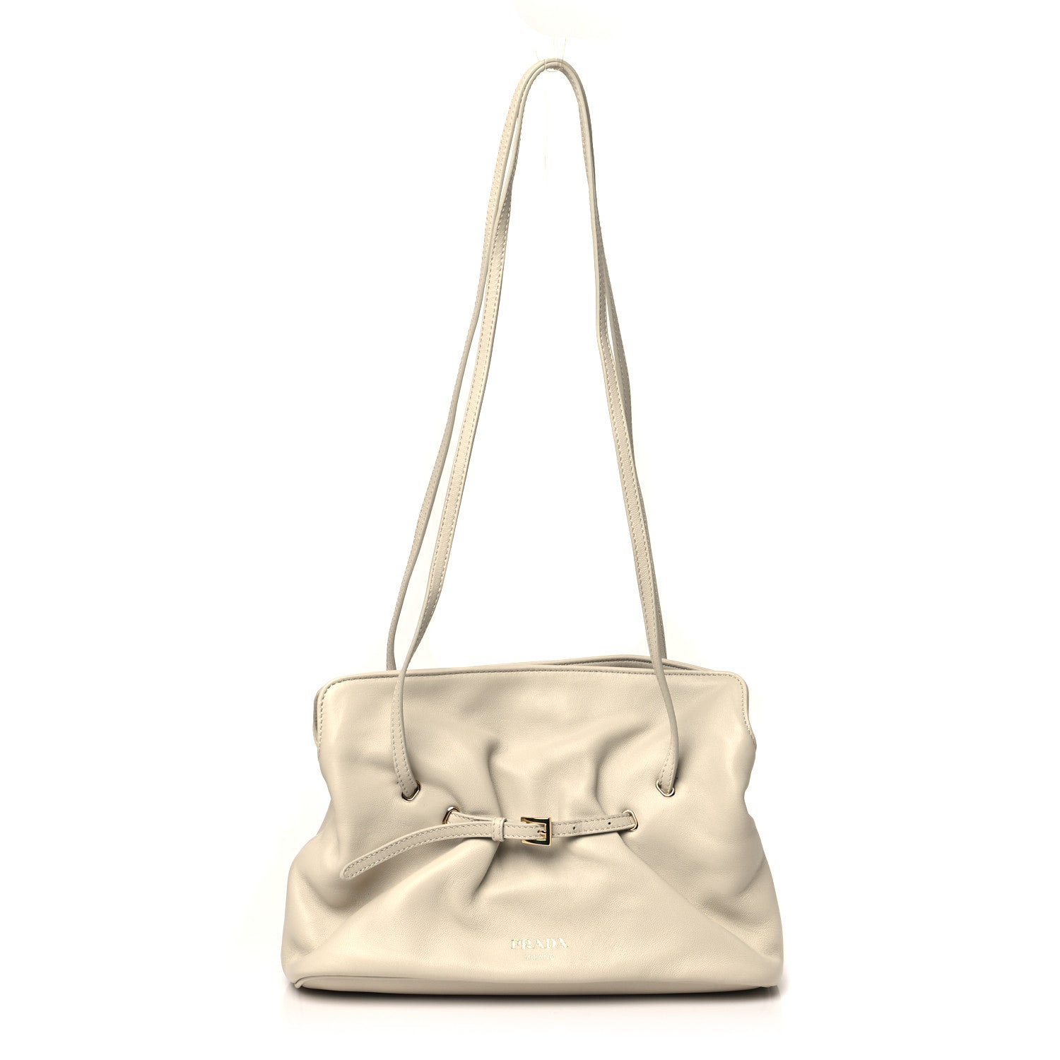 Nappa Small Dada Shoulder Bag Ivory