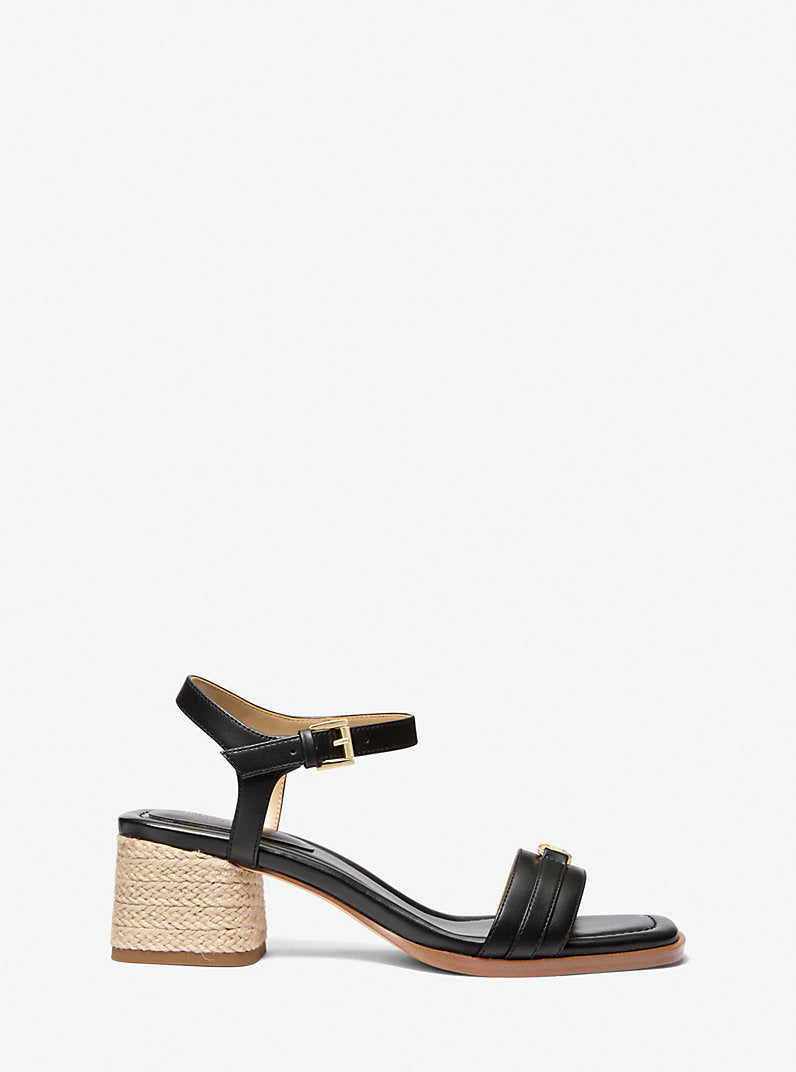 Michael Kors Mandy Leather Sandal