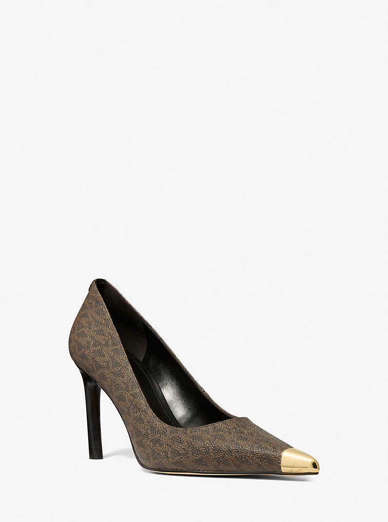 Michael Kors Kasia Signature Logo Pump