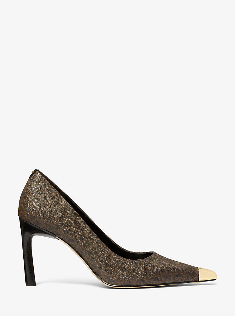 Michael Kors Kasia Signature Logo Pump