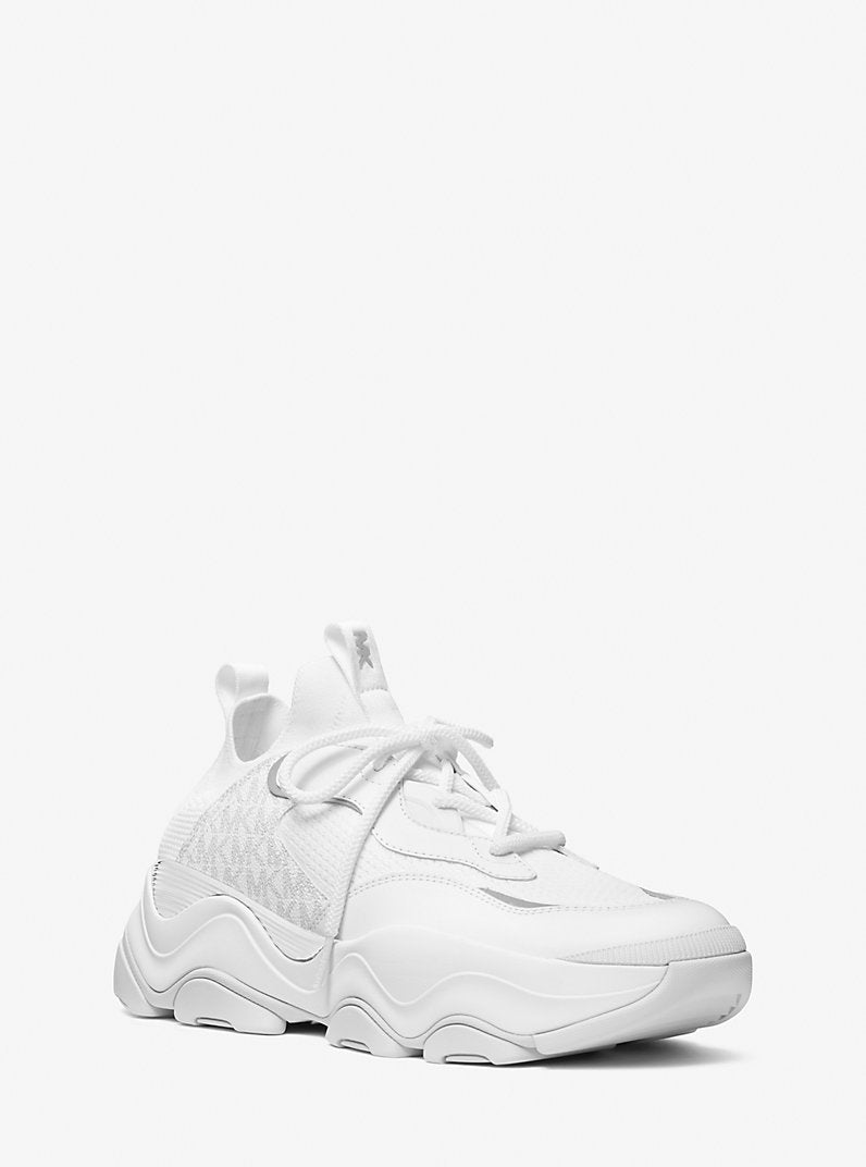 Michael Kors Mens Atlas Mixed-Media Trainer