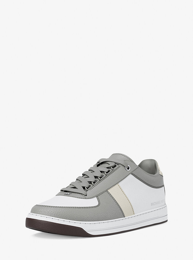 Michael Kors Mens Color-Block Leather Sneaker