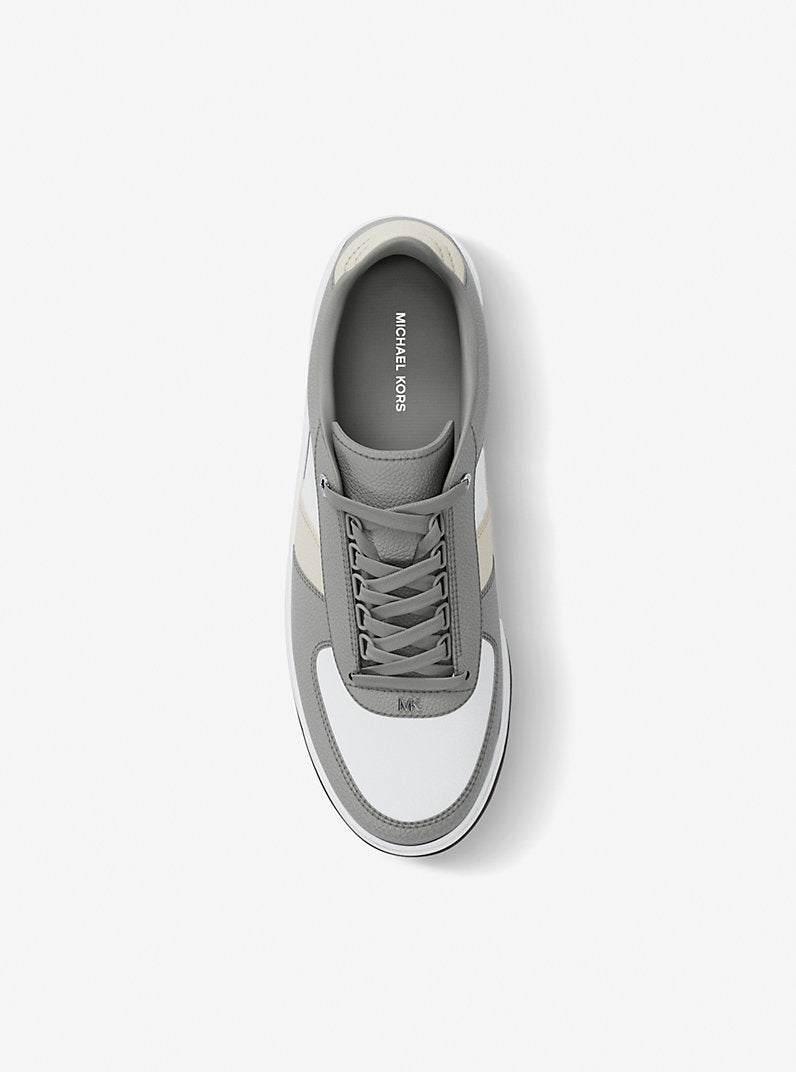 Michael Kors Mens Color-Block Leather Sneaker