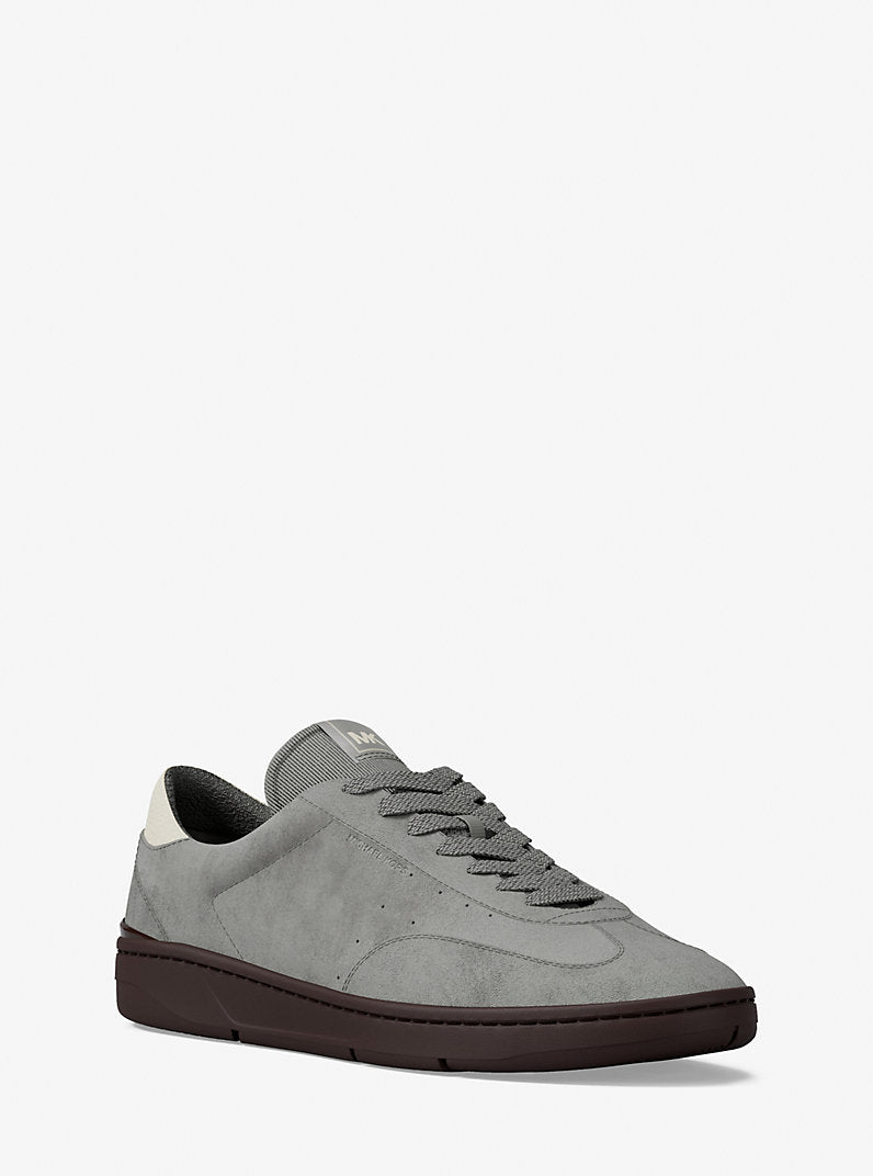 Michael Kors Mens Wilton Suede Sneaker