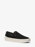 Michael Kors Mens Eddie Cotton Canvas Slip-On Sneaker