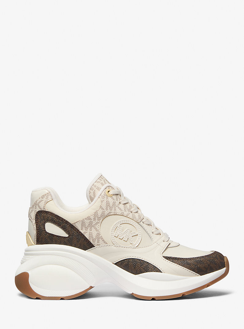 Michael Kors Zuma Signature Logo Trainer