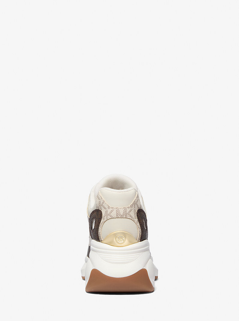 Michael Kors Zuma Signature Logo Trainer