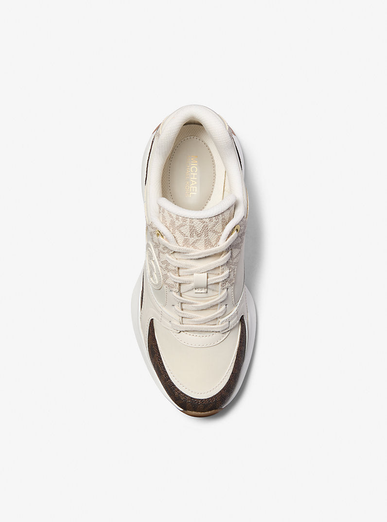 Michael Kors Zuma Signature Logo Trainer