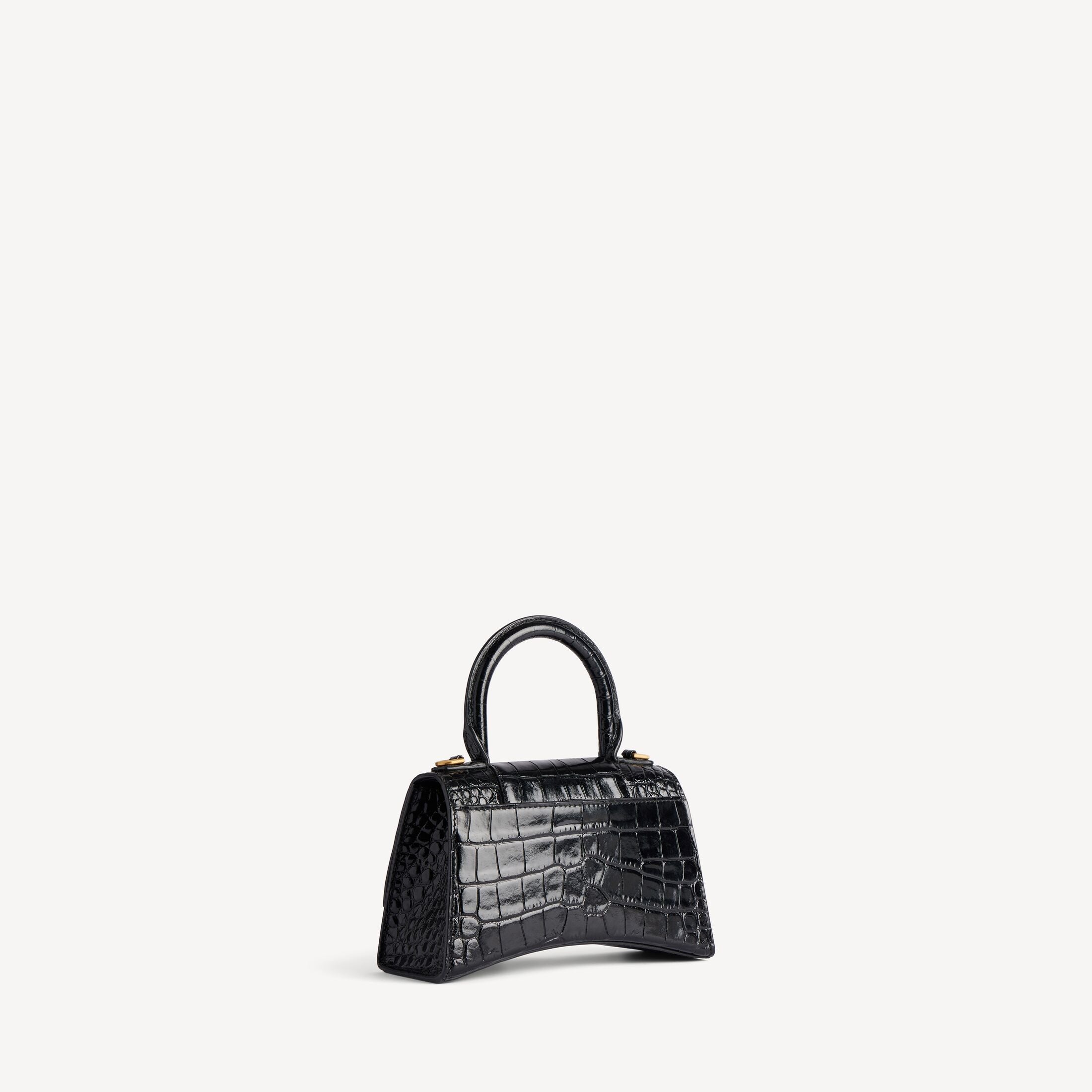 BALENCIAGA Women's Hourglass Handbag Xs in Black