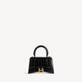BALENCIAGA Women's Hourglass Handbag Xs in Black