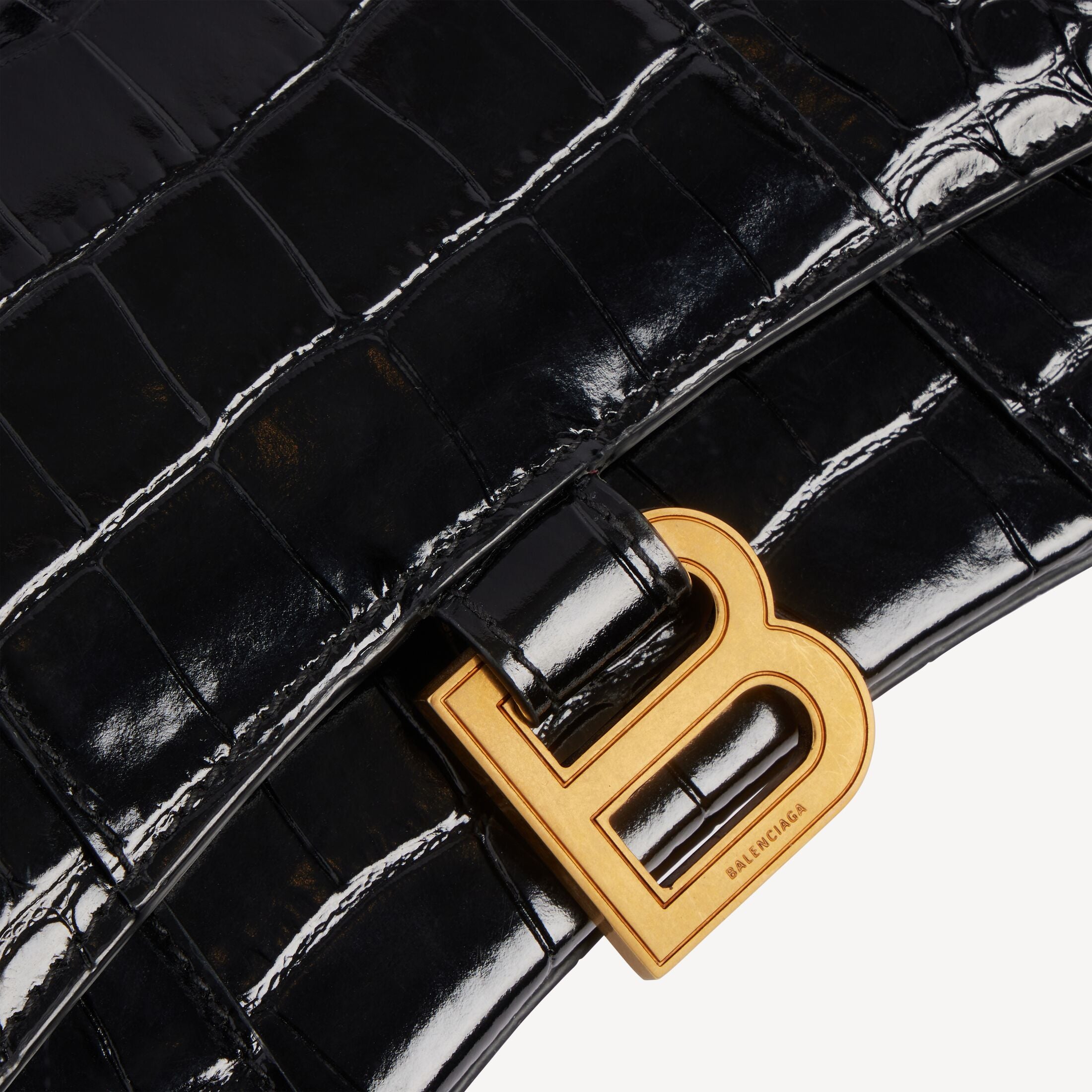 BALENCIAGA Women's Hourglass Handbag Xs in Black