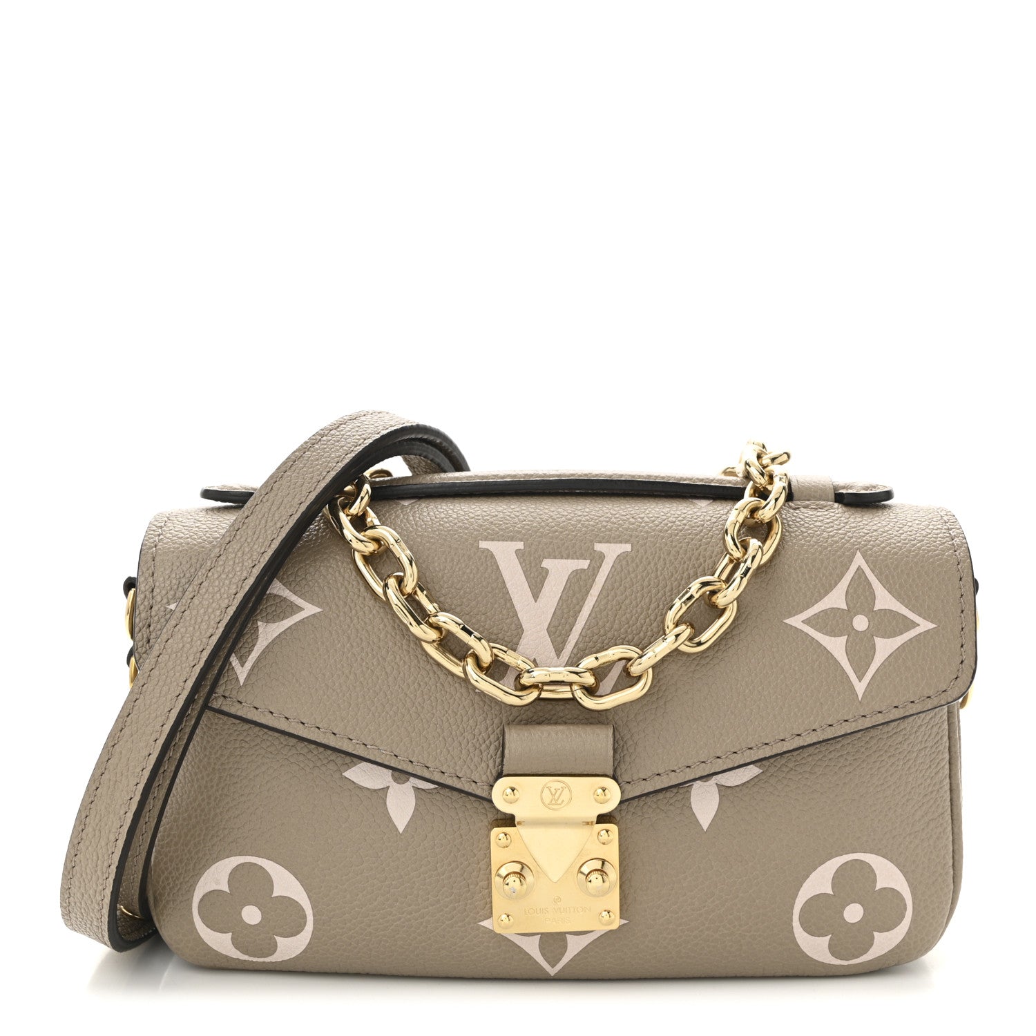 Empreinte Monogram Giant Pochette Metis East West Tourterelle Creme