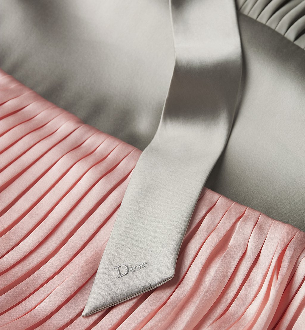 Belted Pleated Dress