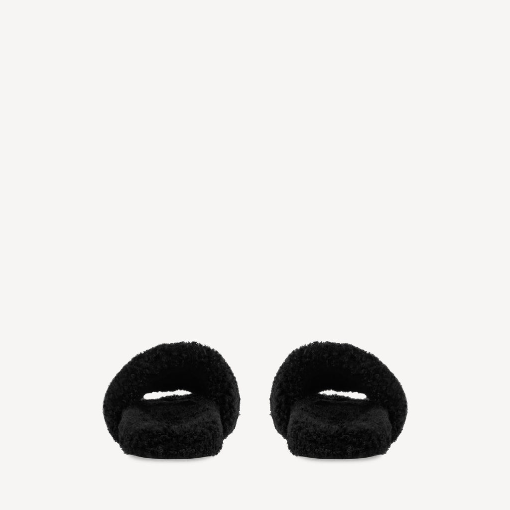 BALENCIAGA Men's Furry Open Mule