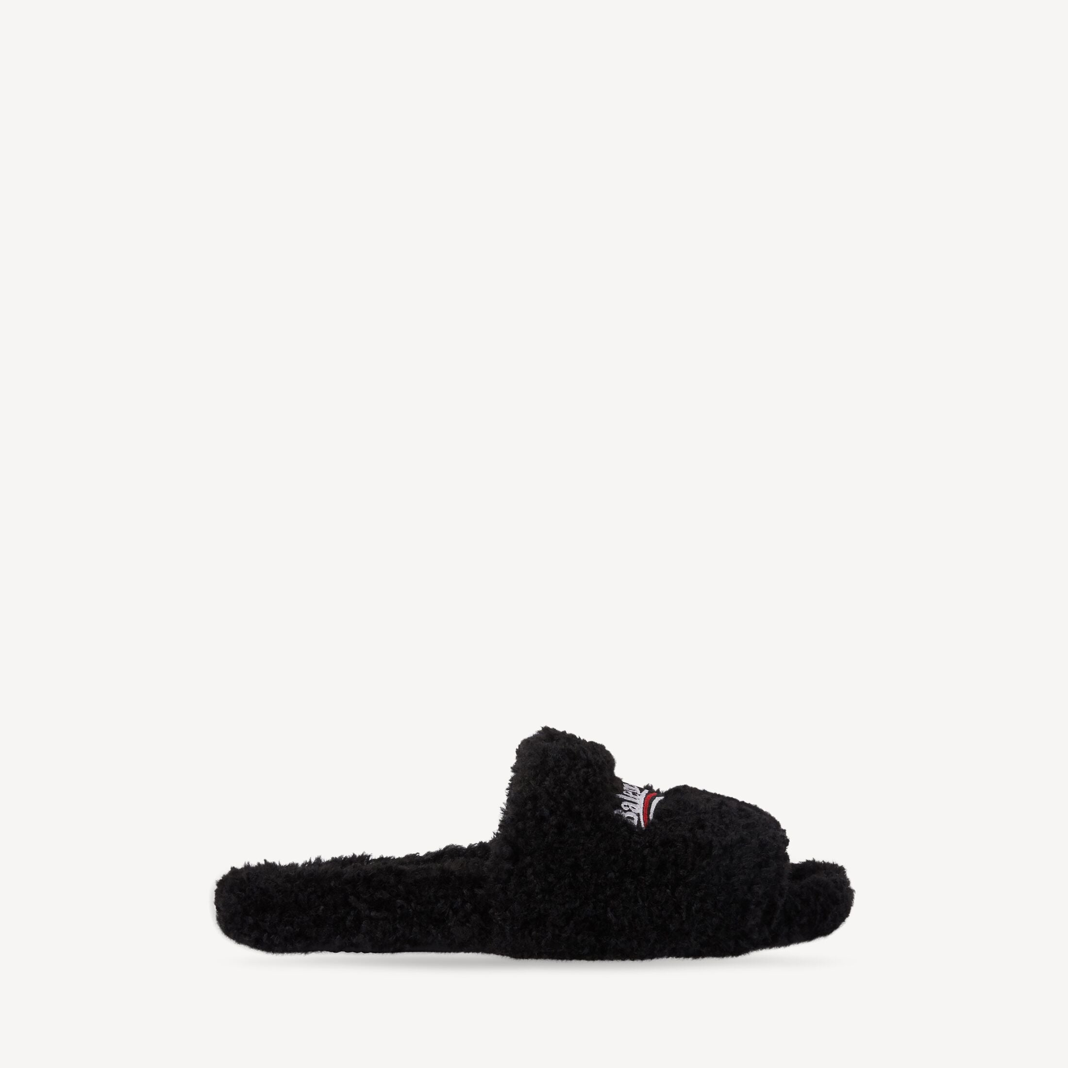 BALENCIAGA Men's Furry Open Mule