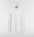 Shirt with Piping and Dior Embroidery