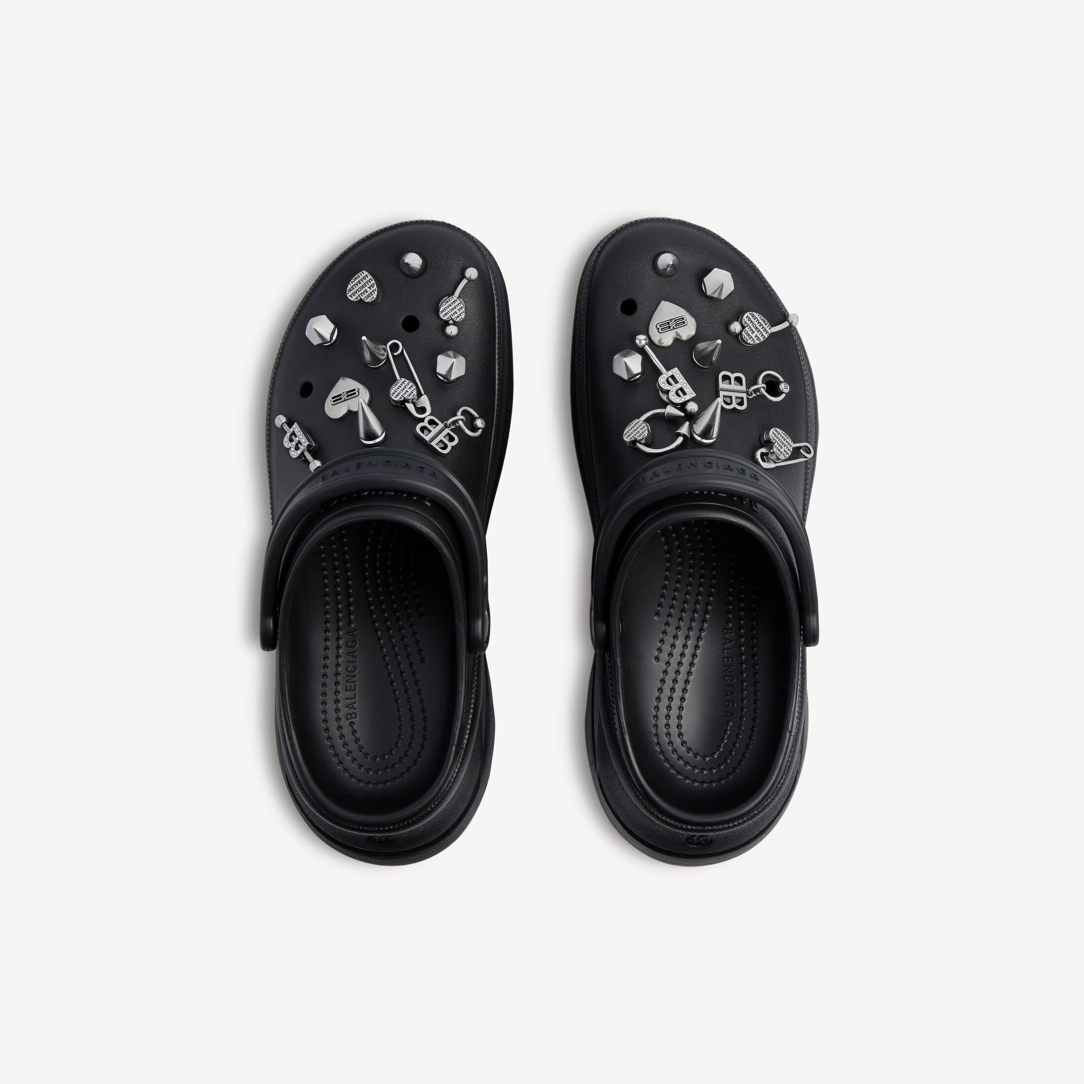 BALENCIAGA Men's Crocs Mule Jibbitz