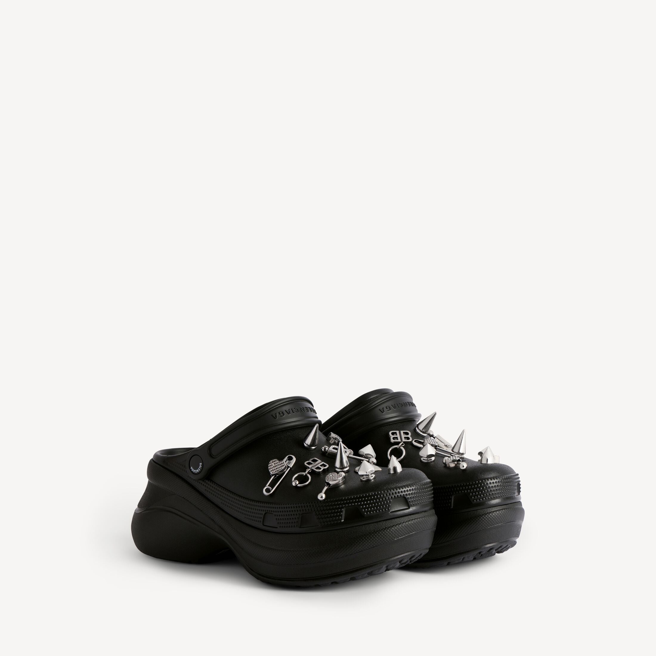 BALENCIAGA Men's Crocs Mule Jibbitz