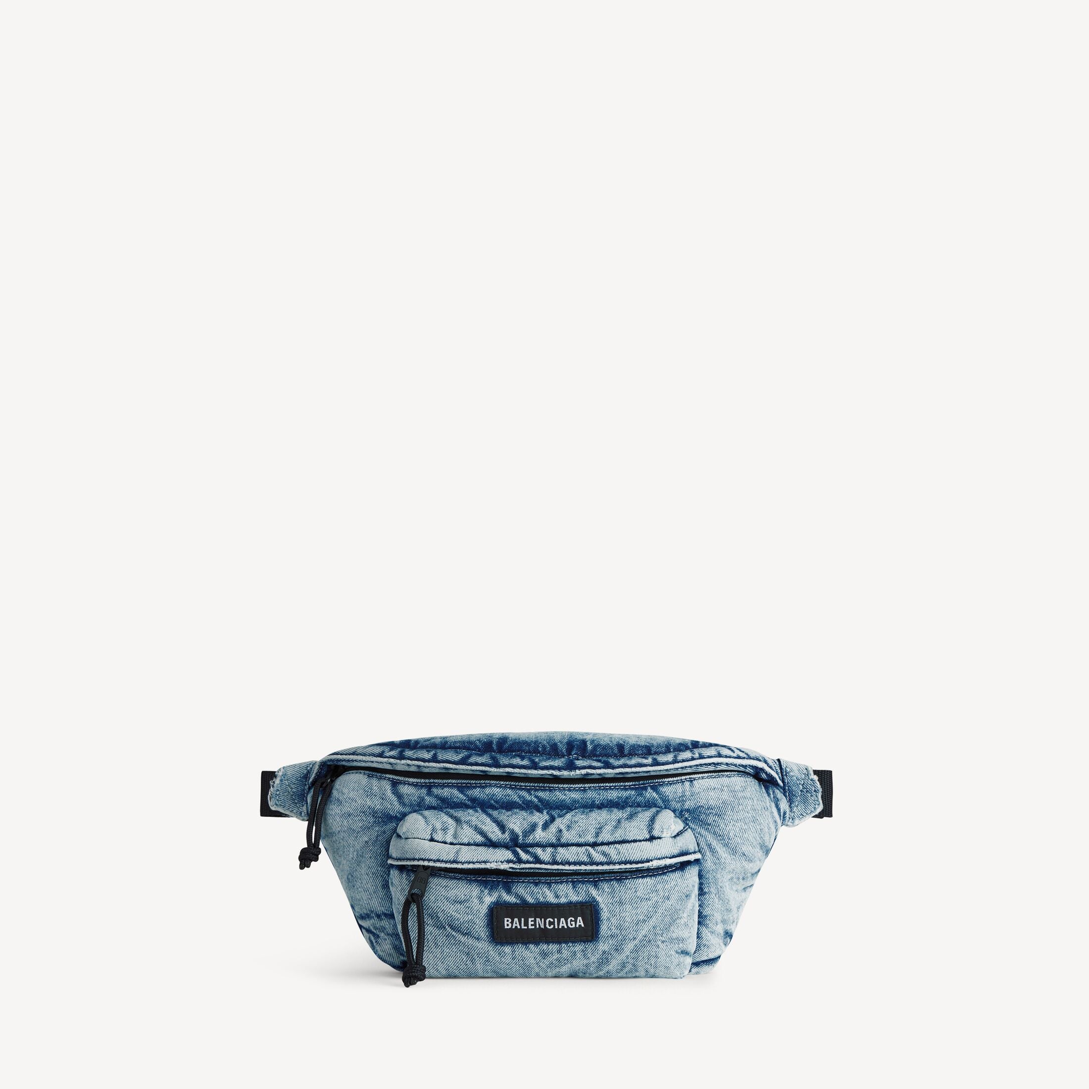 BALENCIAGA Men's Explorer Beltpack in Faded Blue