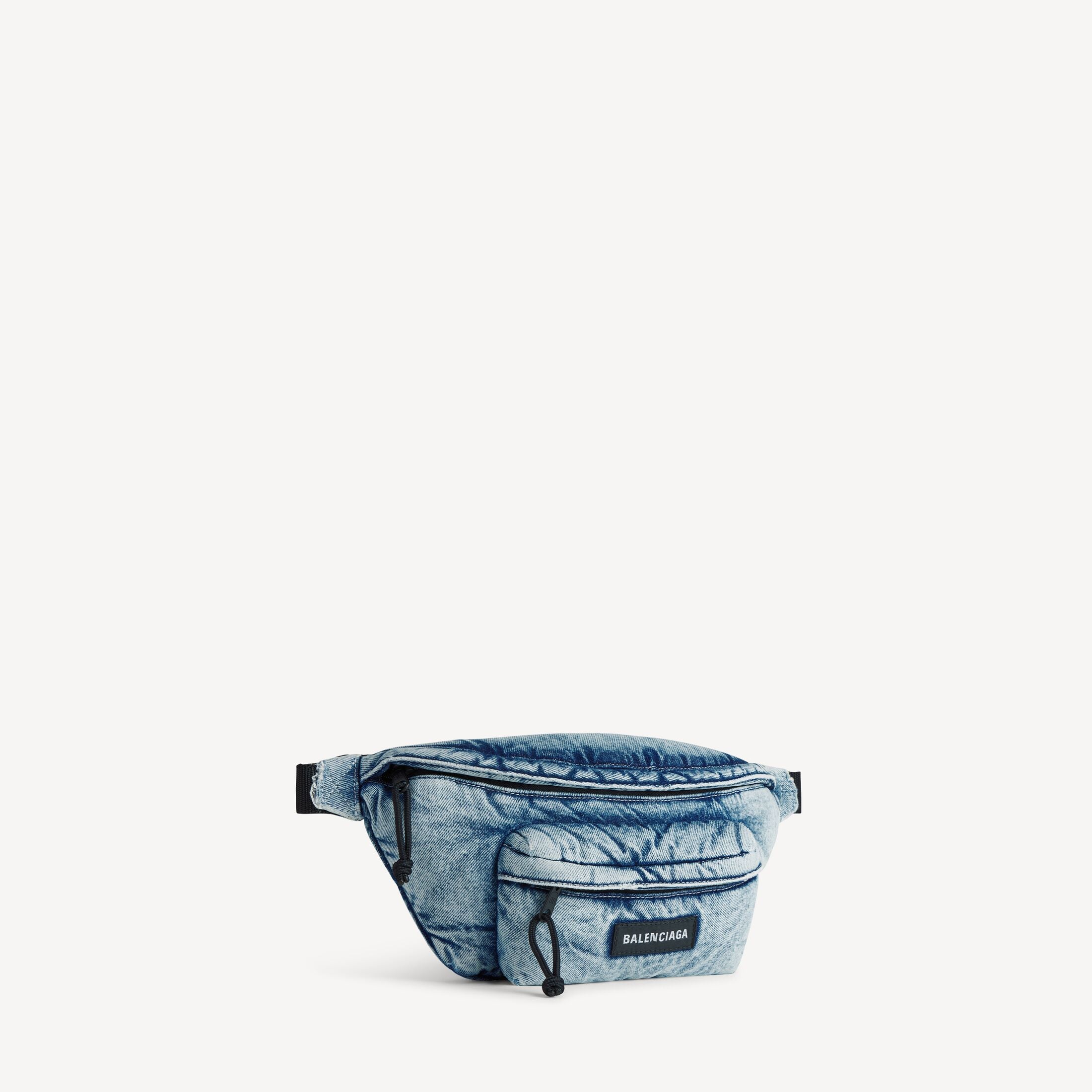 BALENCIAGA Men's Explorer Beltpack in Faded Blue