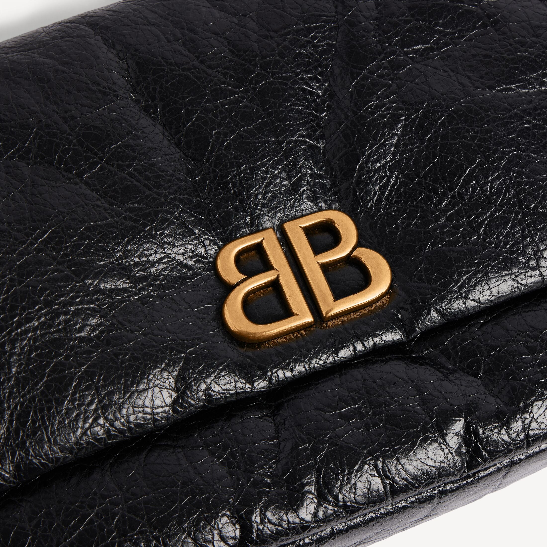 BALENCIAGA Women's Monaco Bag Mini in Black