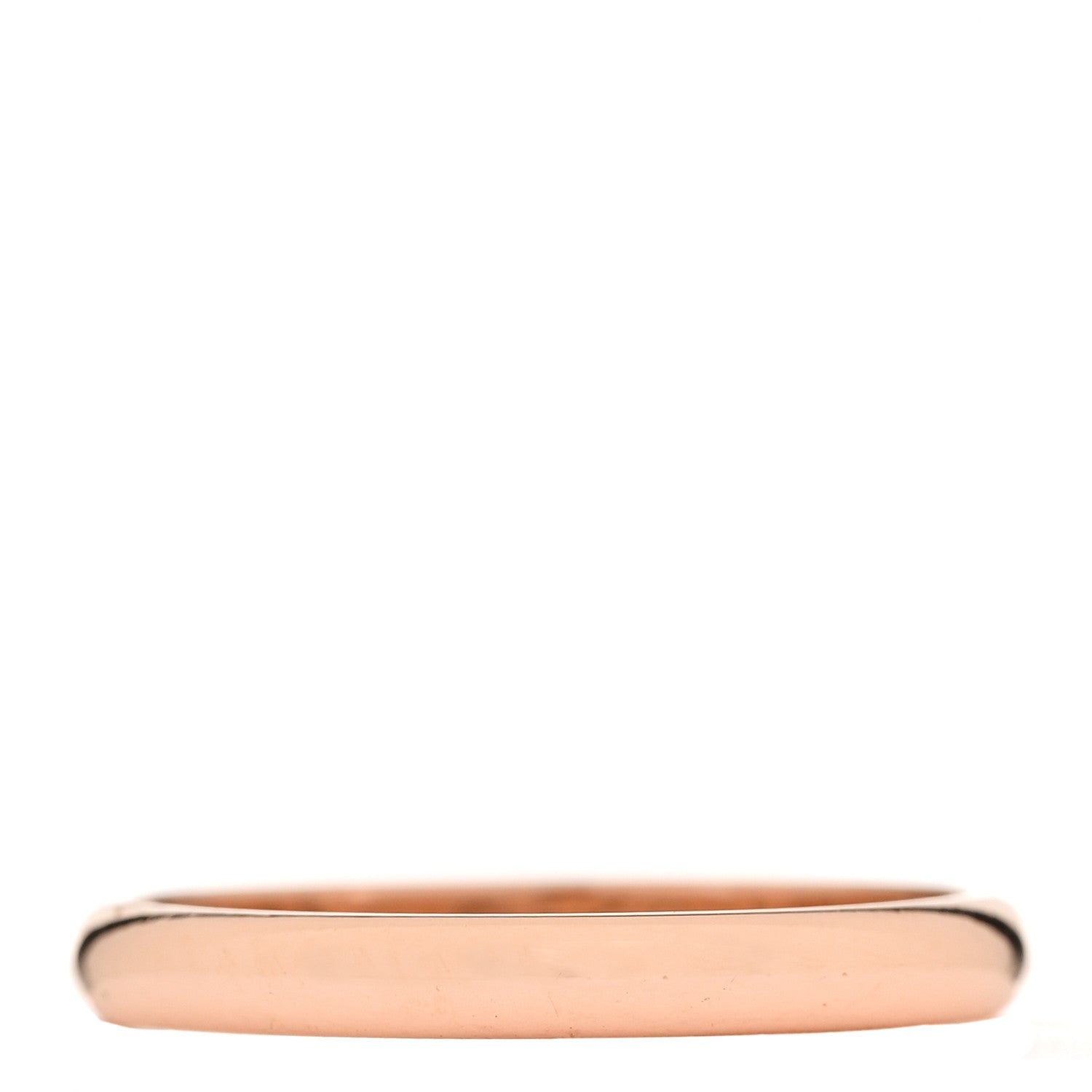 18K Pink Gold 2.5mm 1895 Wedding Band Ring 52 6