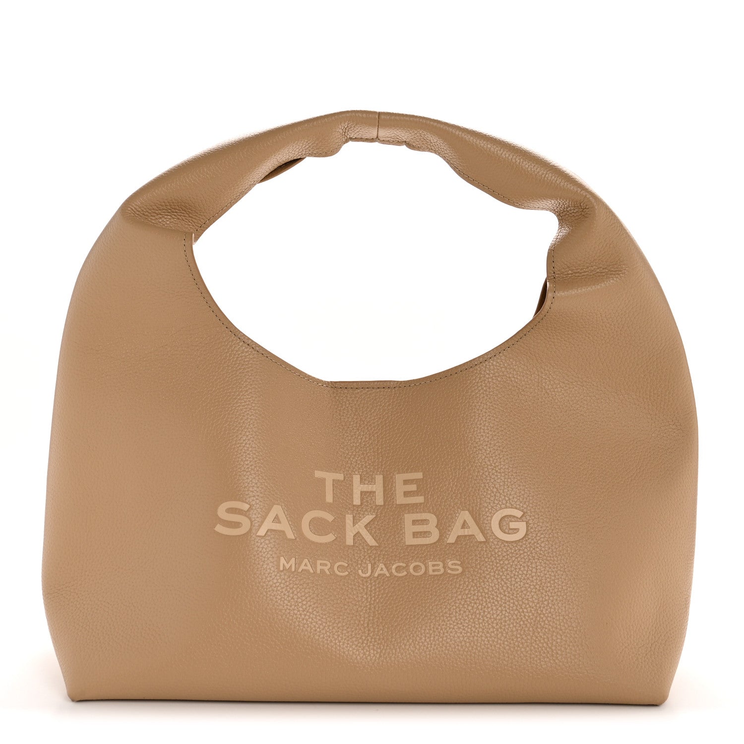 Grained Calfskin Medium The Sack Bag Camel
