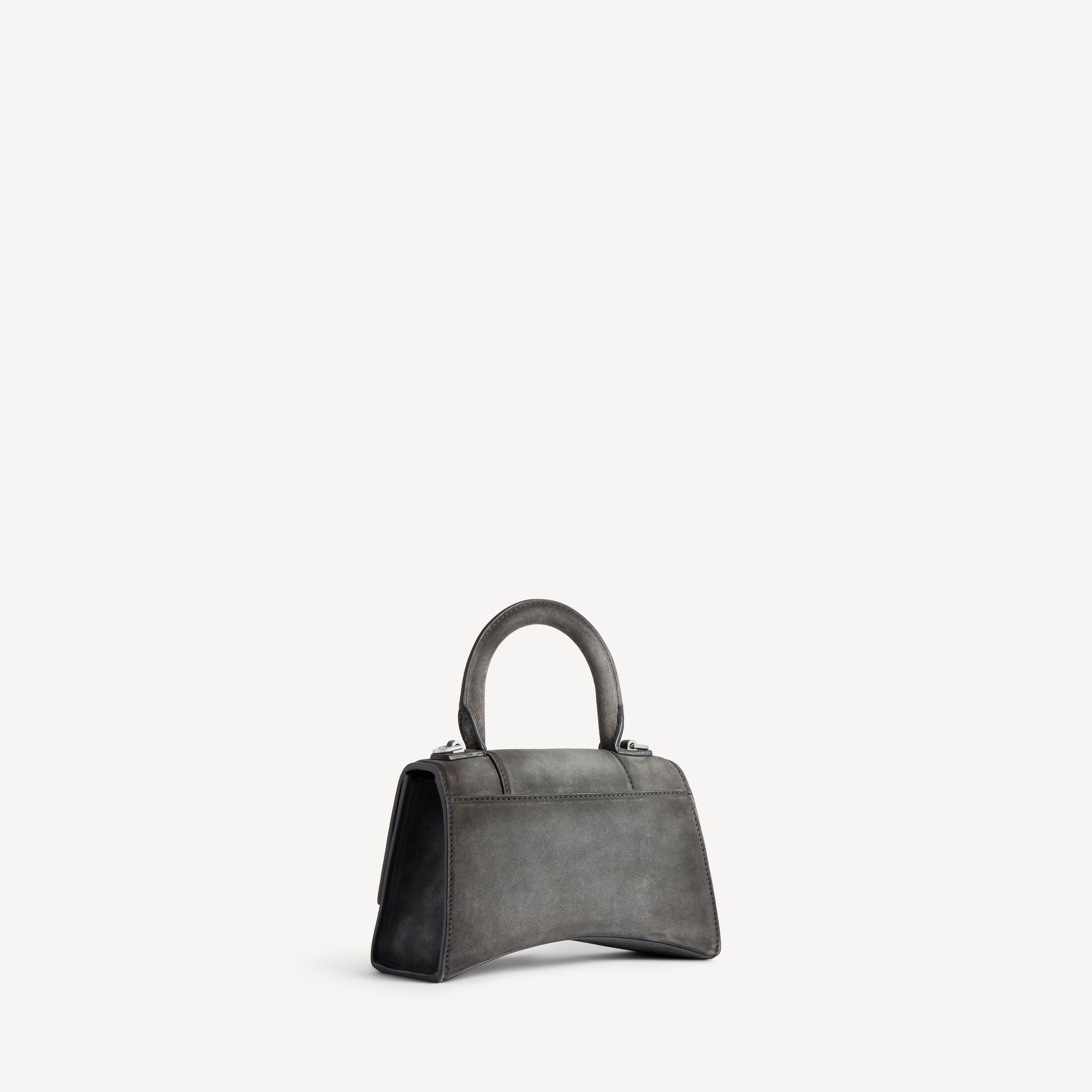BALENCIAGA Women's Hourglass Handbag Xs in Storm Grey
