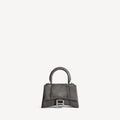 BALENCIAGA Women's Hourglass Handbag Xs in Storm Grey