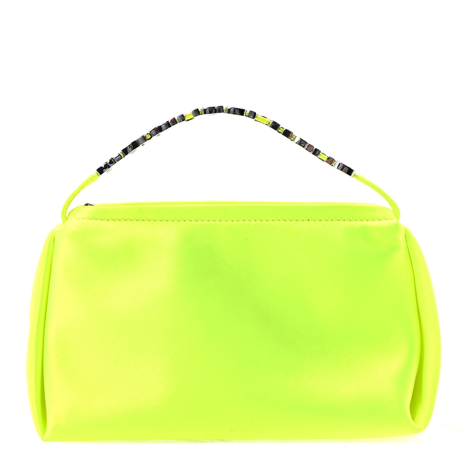 Satin Crystal Logo Micro Marquess Bag Soft Glowstick