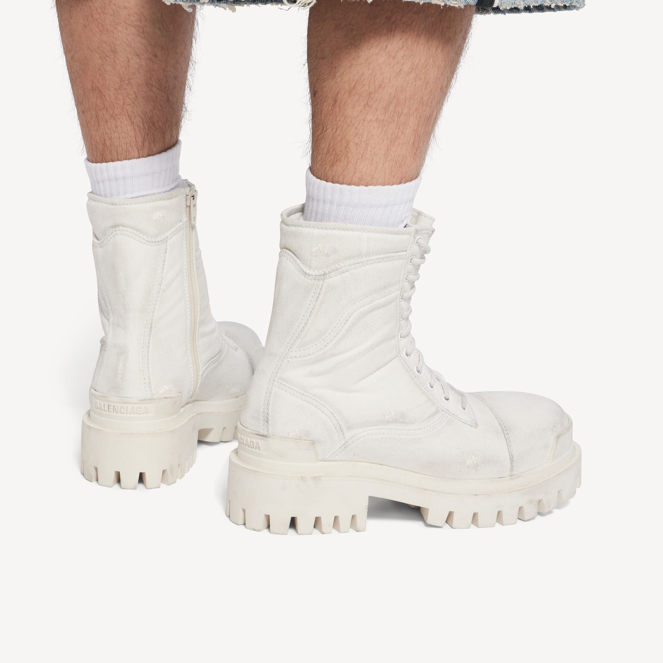 BALENCIAGA Men's Combat Strike Boot