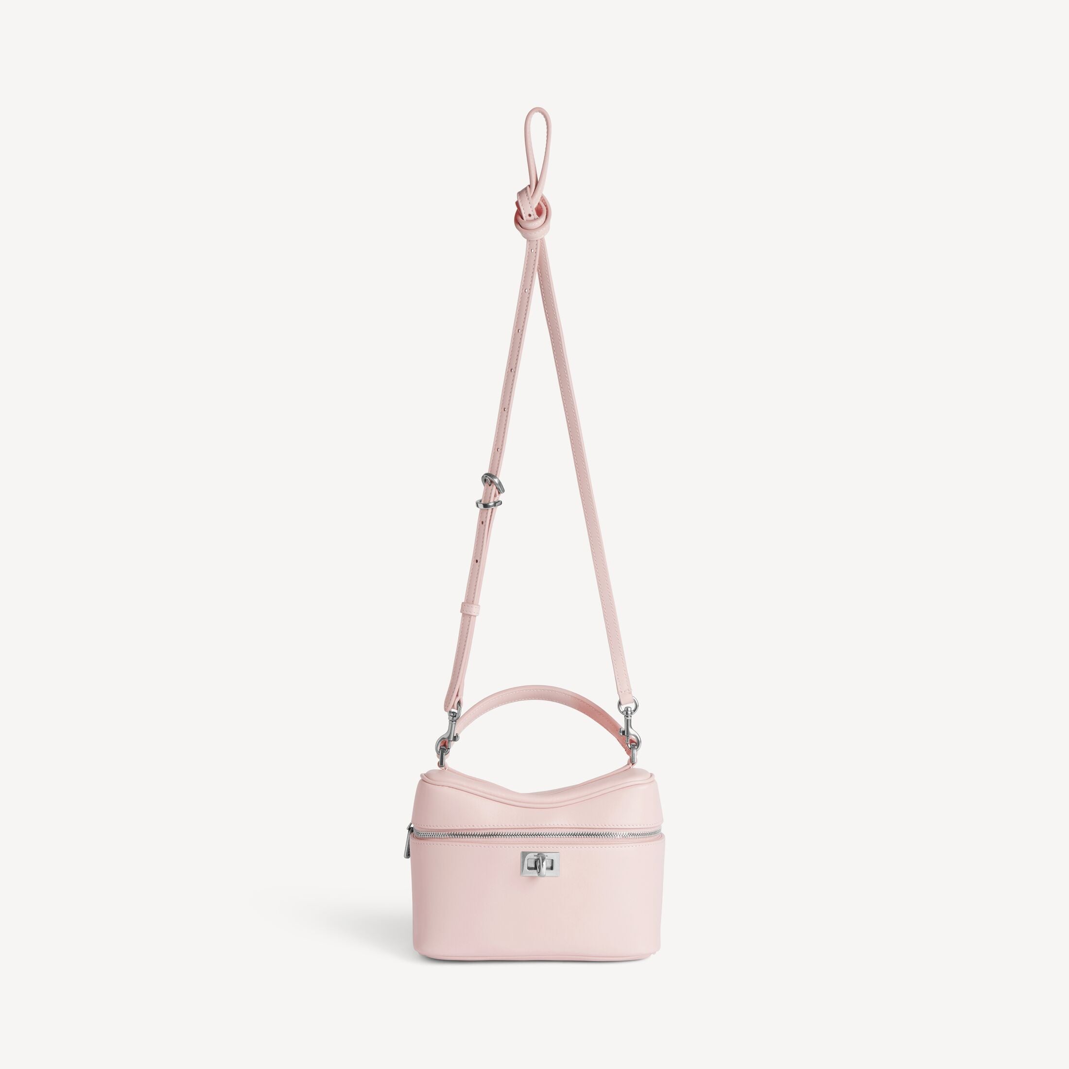 BALENCIAGA Women's Rodeo Vanity in Suede Pink