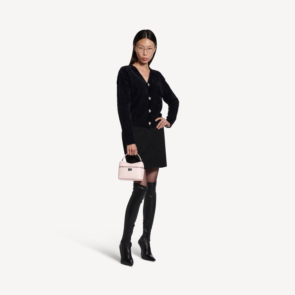 BALENCIAGA Women's Rodeo Vanity in Suede Pink